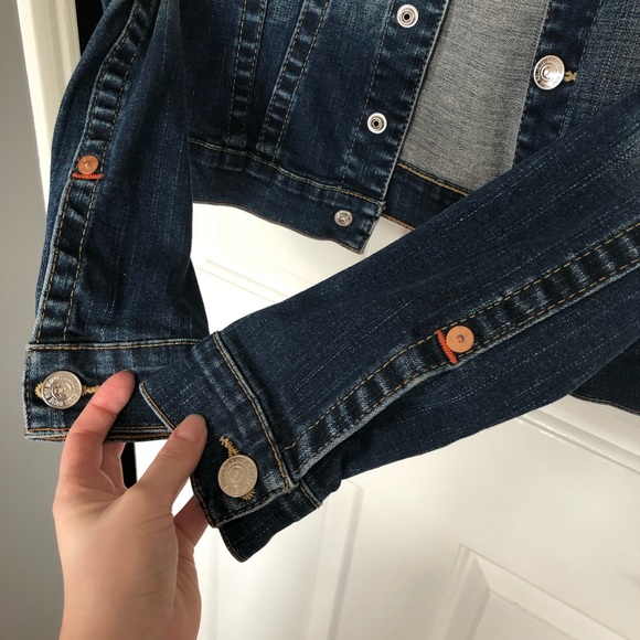 True Religion Dark Blue Denim Jacket XS - Picture 5 of 6